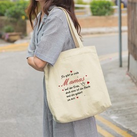 Mum Gift, Mother's Day Gifts, Funny Cool Gifts for Mother's Day, Birthday, Christmas, Easter Gift, Women's Day for Mum, Expectant Mothers Boy, Mother, Mother-in-Law of Children, Jute Bag, beige
