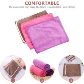 YARNOW 3 Piezas Toalla de Microfibra para Cabello Absorbente y Transpirable, Secado Rápido Diseño Antiencrespamiento Adecuado para SPA y Uso en Casa