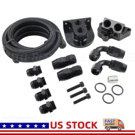 VEHITO Oil Filter Relocation Kit fit Ford Mustang GT / F150 5.0 5.2 Coyote 2011-2023