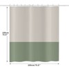 ASDCXZ Shower Curtain Green 180 x 180 cm, Modern Beige