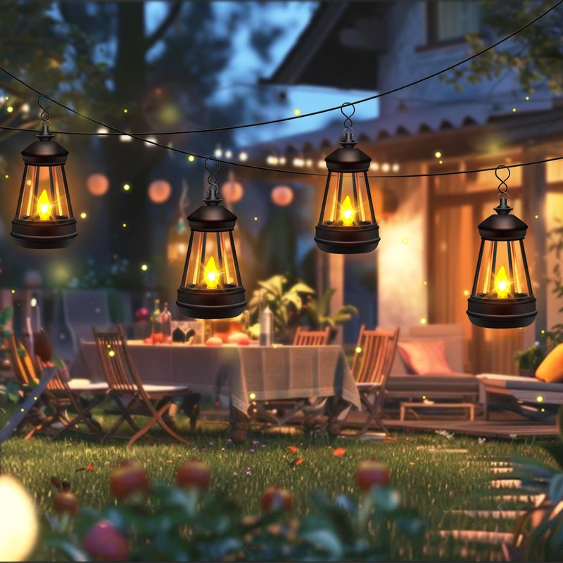 Mini Solar Lantern Lights Replacement for Outdoor Statue, Small Solar