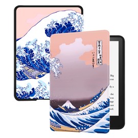 Huasiru Case for All-New Kindle Paperwhite with 6.8" Display (11th Gen-2021 Release Only - Will Not fit Prior Generation Kindle Devices) with Auto Wake/Sleep, Surf