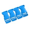 4 Pcs Blue Side Release Plastic Buckles 3/4 Inch (20mm)