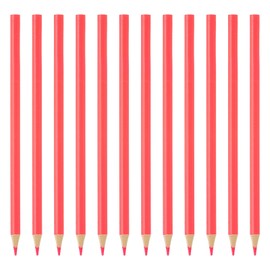 PATIKIL Pink Colored Pencils Set, 12Pcs Oil Color Pencils Wooden Coloring Drawing Pencil for Artists Art Painting