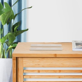 YARNOW 6 Pcs Adhesive Drawer Slides Self Adhesive Slide Rails Adhesive Drawer Rails for Bins 10.4 Inch Length, 6 pcs, White, 3749N9SP20226DZMPA