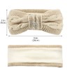 4 Pieces Hair Band for Women Winter Headbands Knitted Girl's