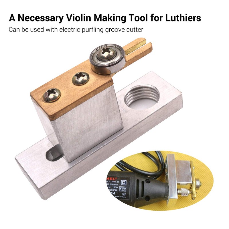 Rookin Violin Cellow Making Tools Electric Purfling Groove Cutter Luthier
