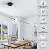 SUNMOO 40" LED Linear Pendant Light, Dimmable Led Light Fixture,