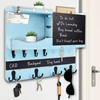 HEKOOLA Farmhouse Key and Mail Holder for Wall Decorative, Mail