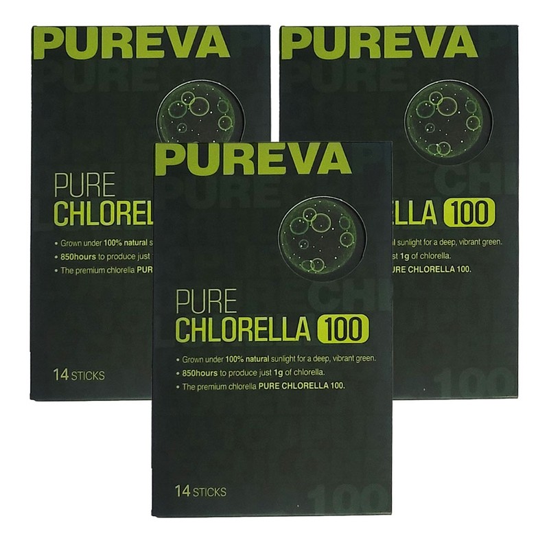Pureva Pure Chlorella 100 14 sachets / 퓨레바 퓨어클로렐라 100