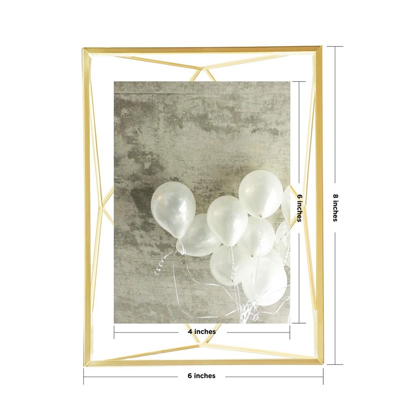 Umbra Prisma Picture Frame, 4 x 6 Photo Display for