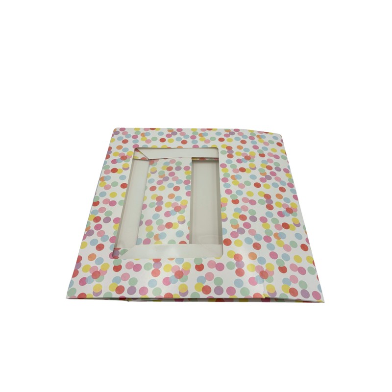 SwiftPick Home 3 Pack 12 Hole Cupcake Boxes |Multicoloured Polka