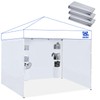 FANPAT Instant Canopy Tent SideWalls with 6 Pockets for 10x10