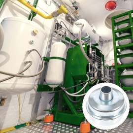 POPETPOP 1/2 Inch Threaded Muffler Generator Muffler : Metal Lawn Mower Engine Muffler Small Engine Muffler Lawn Mower Muffler Replacement