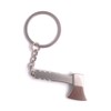 H-Customs Axe Hatchet Tool Tree Cutter Metal Keyring Tool Wood