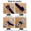 Lumbor37 Clips Organizador de Cables Autoadhesivo, 50 Piezas Clips Adhesivos