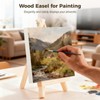 32 Pcs 9" Wood Small Easels - Wooden Mini Paint