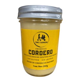 TWO FARMERS Manteca de Cordero 100% Pura Orgánica para cocinar y freir 250g