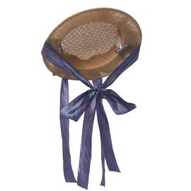 COSDREAMER Victorian Hat Girls Women Tea Party Sun Hat Straw Hats Small Hat(C)