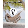 Mixiflor 3.15" Carabiner Clips, 6 Pack Locking Carabiner Hooks Spring
