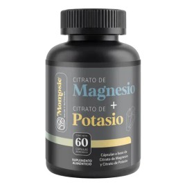 Citrato Magnesio Potasio Momosie Suplemento Alta Absorción Mujer Hombre Cápsulas