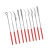 Diamond File Set, Assorted Diamond Mini Riffler Needle File Set,