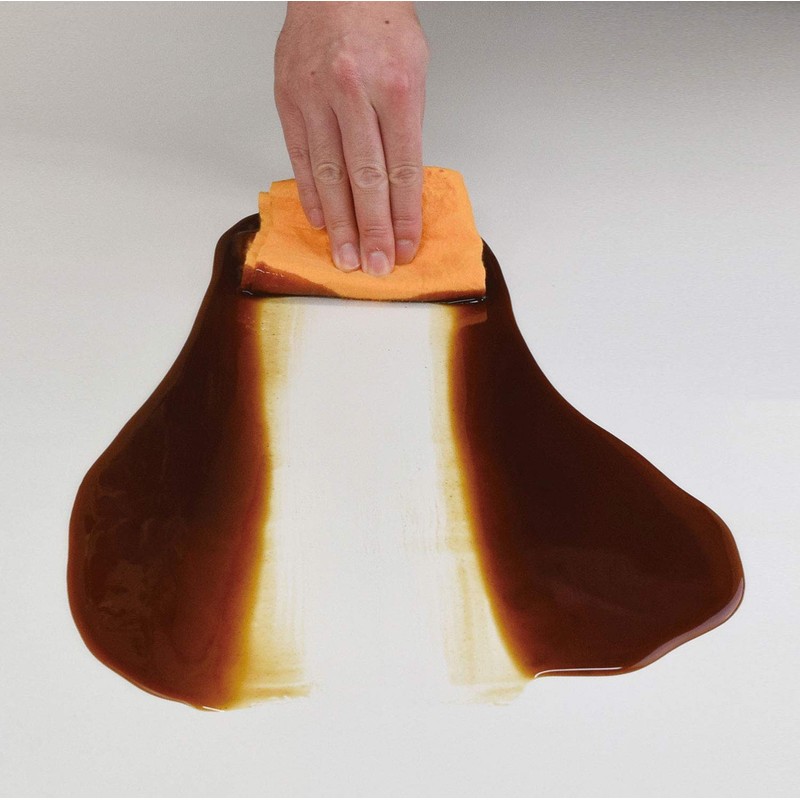 Fine Dish Towel, Kitchen Water Absorption, Paper, Cloth, Orange, Reusable