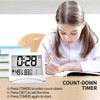 Betus Digital Travel Alarm Clock - Foldable Calendar Temperature Timer