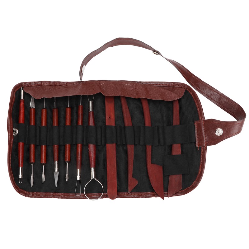 12pcs Soft Clay Carving Tools Multipurpose Stainless Pottery Accessories with