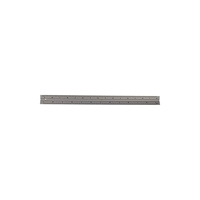 12" Triangular Scale Ruler Aluminium Scale Engineer Architect Technical Drawing