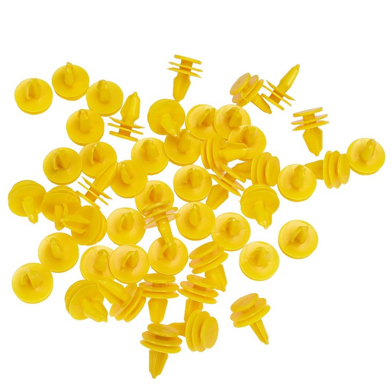 Saihisday Door Panel Fastener Push Type Retainer Clip Nylon for