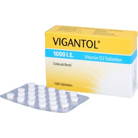 VIGANTOL 1000 IU Vitamin D3 Tablets Pack of 100