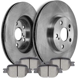 ROADFAR Ceramic Pads Brakes Rotors Front Kits Fit For 2005-2007 2010 For Scion tC,2000-2005 For Toyota Celica