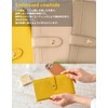 HAKATA NO MORI LEATHER Women's Thin Long Wallet, Genuine Leather,