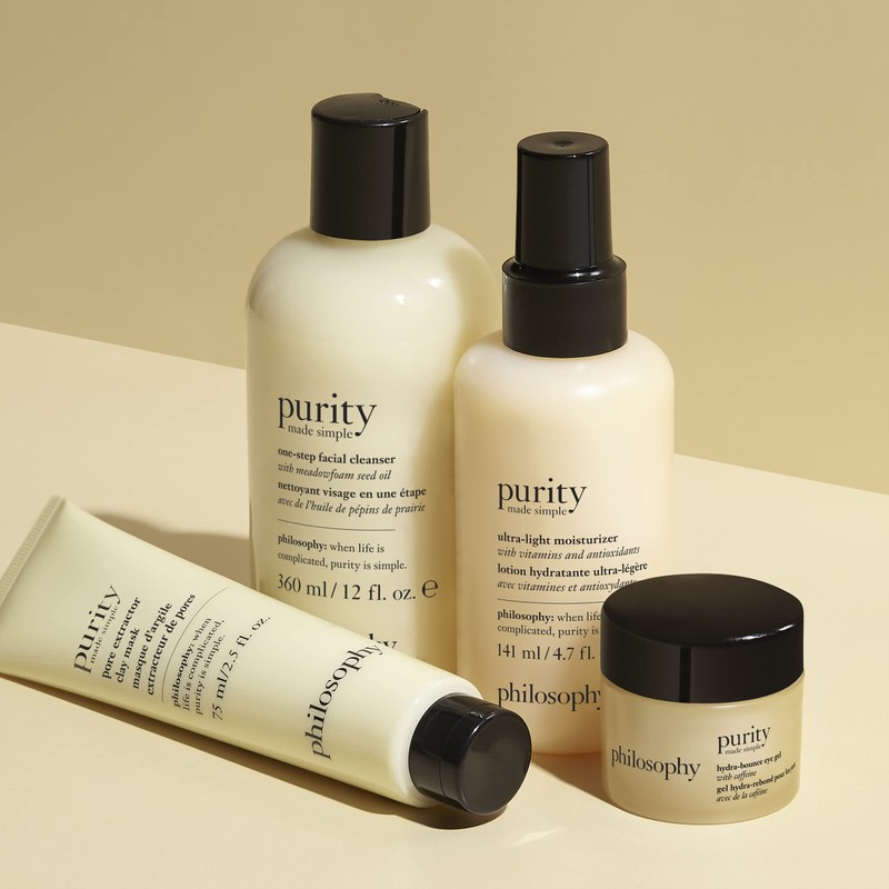 philosophy purity exfoliating clay mask 75ml | acne treatment mask