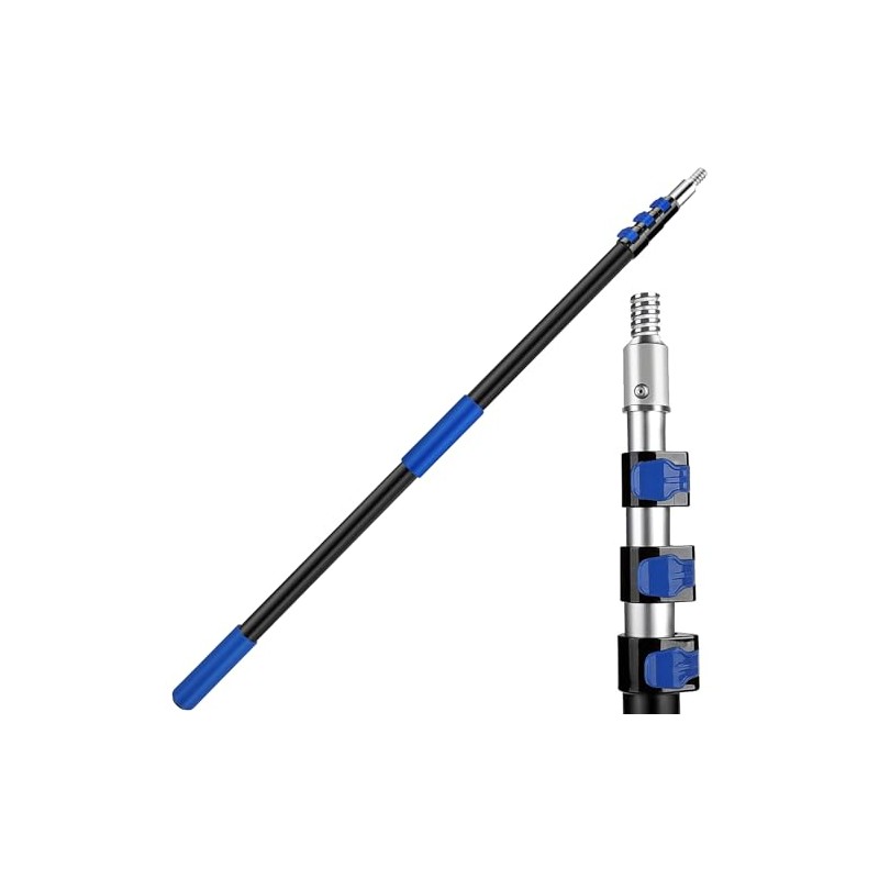 12FT Telescopic Extension Pole | 3-12FT Adjustable Aluminum Paint Roller