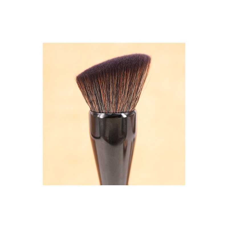 Vela Yue Brocha Maquillaje Base Polvos Bronceador Contouring Oblicuo Kabuki