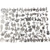 Set de 100 Piezas de Dijes Tibetanos accesorios de plata