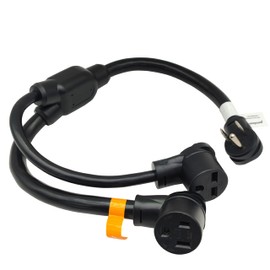 Parkworld 65221 3-Prong Welder Splitter Cord, NEMA 6-50P to 6-50R and 6-30R