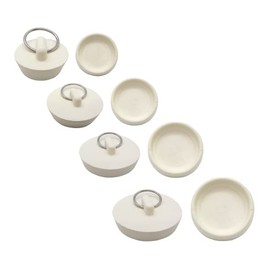 Gadgetime USA 4 Pieces Bath Tub Stopper - Four Sizes - Drain Plugs - for Kitchen, Bathroom, Bathtub, Sink, & Laundry