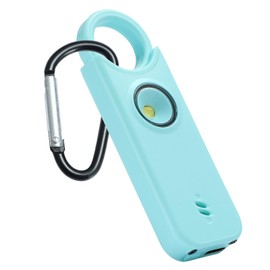 TIPSEAN Personal Safety Alarm - 135dB Ultra Loud Siren with LED Strobe Light, USB-C Rechargeable, Compact Keychain Alarm for Women/Men, Emergency Flashlight & Vibration Alert(Blue)