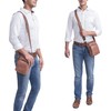 STILORD 'Maxi' Shoulder Bag Men's Leather Small Crossbody Bag Elegant