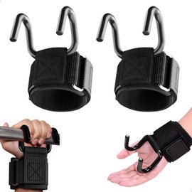 Weight Lifting Hooks, Gym Hooks, Rally Strength Training for Men and Women for Bodybuilding, Fitness, Weightlifting, Gym Accessories, Gym Wrist Wraps