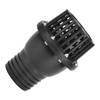 Water Pump Foot Valve Black PVC Low Pressure Flat Check