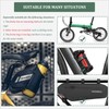 ROCKBROS Bicycle Saddle Bag Bicycle Bag with Bottle Holder Reflective