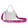 Karl Lagerfeld Paris Simone Deco Crossbody, White/Cactus