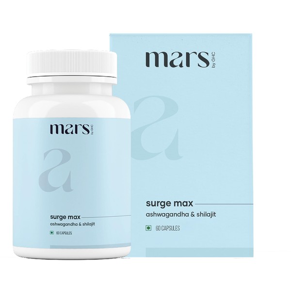 Mars Surgemax Natural Capsules with Shilajit & Safed Musli |