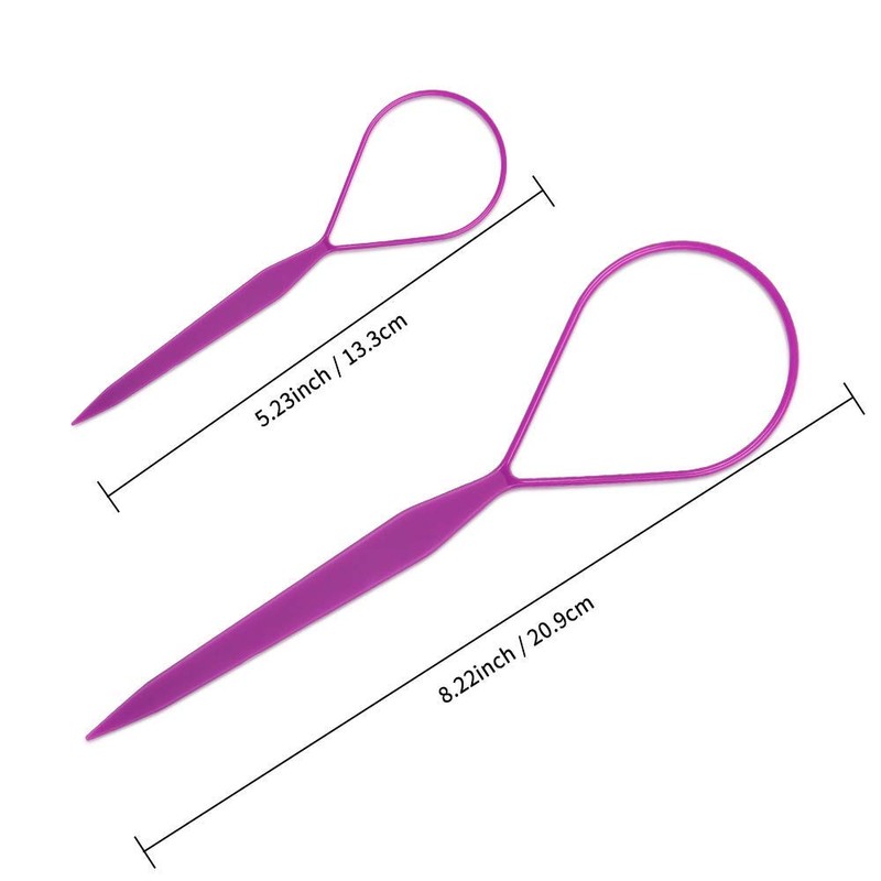 Topsy Tail Hair Tool,MORGLES 8pcs Hair Braiding Tool Topsy Tail