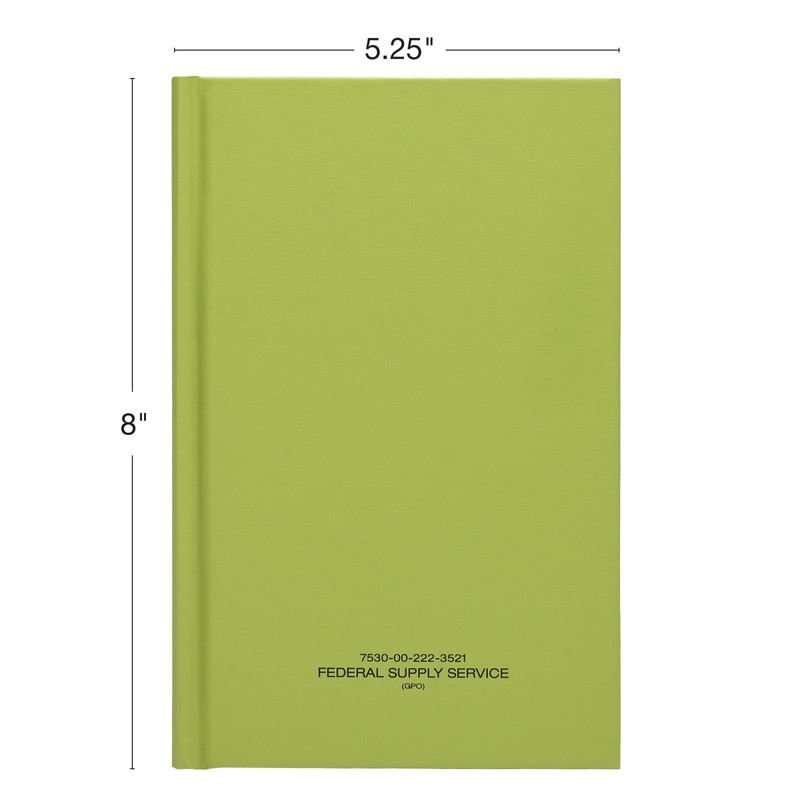 Global Printed Products Tactical Military Notebook 5 Pack (5.25" x