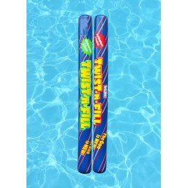 2 TWIZZLERS inflatable pool noodle floats